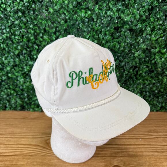 Vintage Philadelphia Eagles Script Font # 41 Adult Hat Made In The USA Strapback - Picture 7 of 9